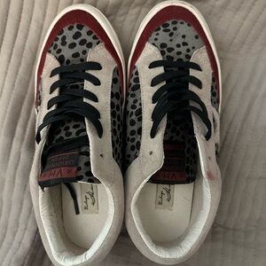 Vintage Havana Rooster low sneakers grey cheetah print